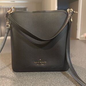 kate spade Black Crossbody/Bucket Bag with Adjustable Strap. OBO